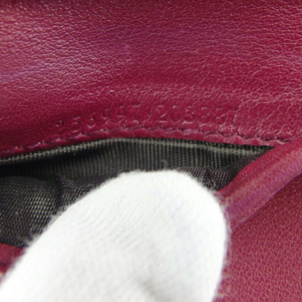 Gucci W Hook Wallet Gg Canvas Beige Canvas ~ Leat… - image 3